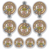 Clan Marjoribanks Crest Sticker Set (Voorkant)