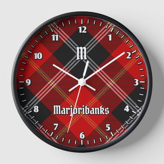 Clan Marjoribanks Tartan (Voorkant)