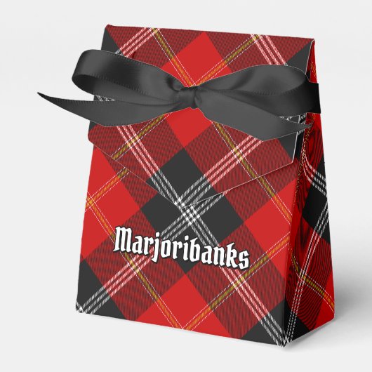 Clan Marjoribanks Tartan Bedankdoosjes (Voorkant Zijde)