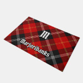 Clan Marjoribanks Tartan Deurmat (Schuin)