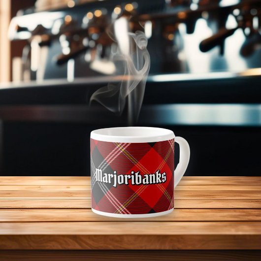 Clan Marjoribanks Tartan Espresso Kop