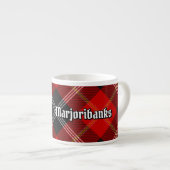 Clan Marjoribanks Tartan Espresso Kop (Voorkant rechts)