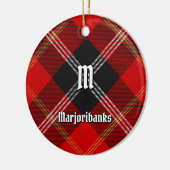 Clan Marjoribanks Tartan Keramisch Ornament (Links)