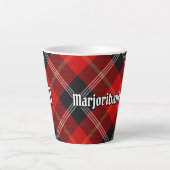 Clan Marjoribanks Tartan Latte Mok (Voorkant)