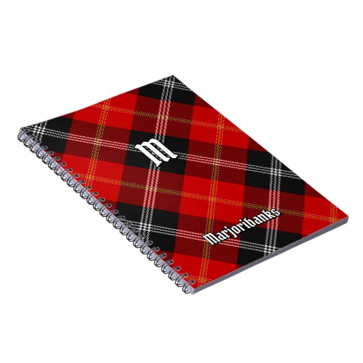 Clan Marjoribanks Tartan Notitieboek (Rechterzijde)
