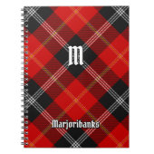 Clan Marjoribanks Tartan Notitieboek (Voorkant)