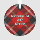 Clan Marjoribanks Tartan Ornament (achterkant)