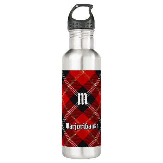 Clan Marjoribanks Tartan Waterfles (Voorkant)