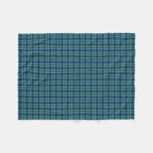 Clan Marshall Tartan Fleece Deken (Voorkant (Horizontaal))