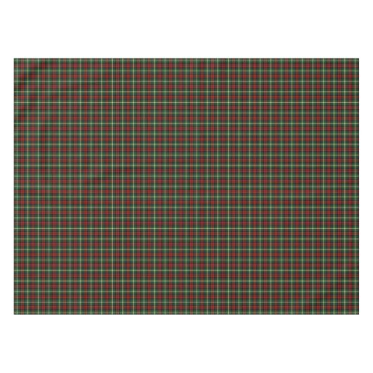 Clan Martin Green en Red Scottish Tartan Tafelkleed (Voorkant (Horizontaal))