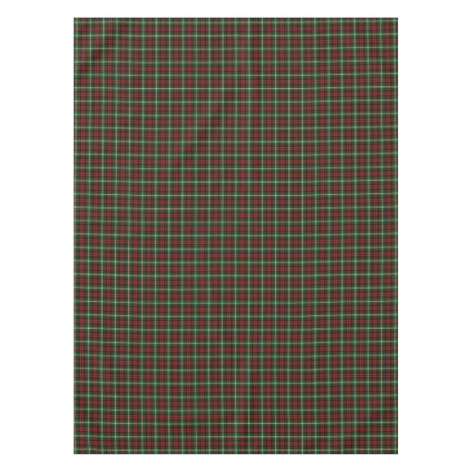 Clan Martin Green en Red Scottish Tartan Tafelkleed (Voorkant)