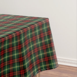 Clan Martin Green en Red Scottish Tartan Tafelkleed