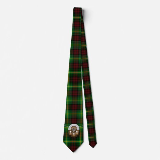 Clan Martin Tartan en Sporran Stropdas (Voorkant)
