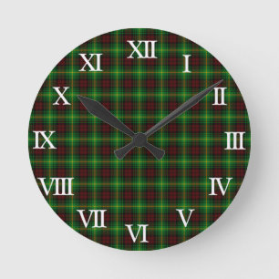 Clan Martin Tartan Ronde Klok