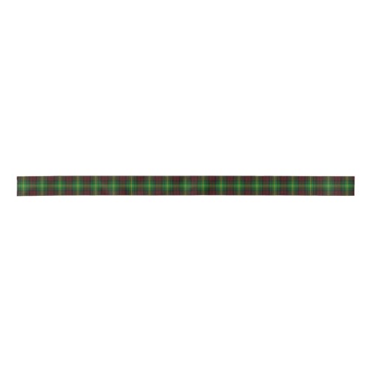 Clan Martin Tartan Satijnen Lint (Voorkant)
