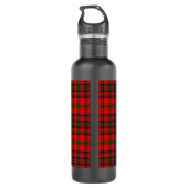 Clan Matheson Crest Badge en Tartan Waterfles (Achterkant)