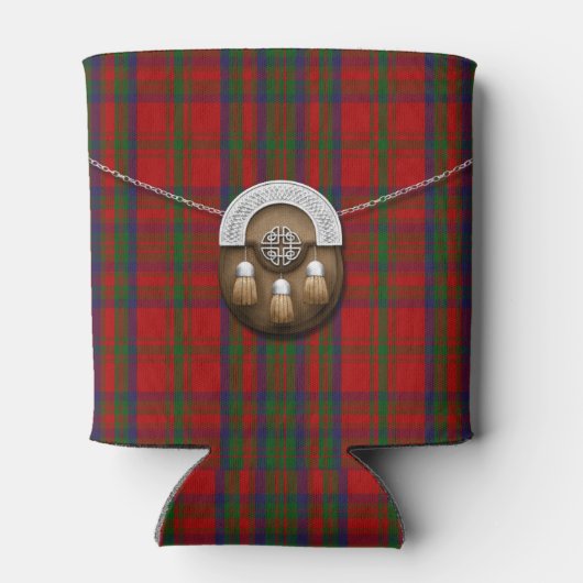 Clan Matheson Tartan en Sporran Blikjeskoeler (Achterkant)