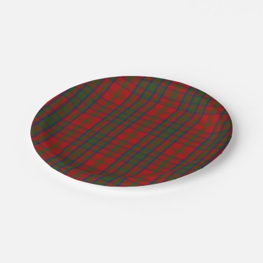 Clan Matheson Tartan Papieren Bordje (Gekanteld)