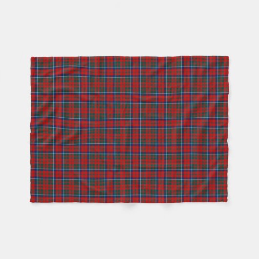 Clan Matheson Tartan Scottish Pset Pattern Fleece Deken (Voorkant (Horizontaal))