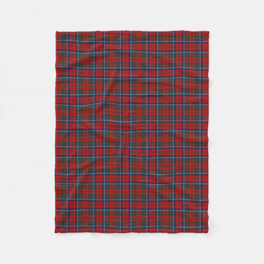 Clan Matheson Tartan Scottish Pset Pattern Fleece Deken (Voorkant)