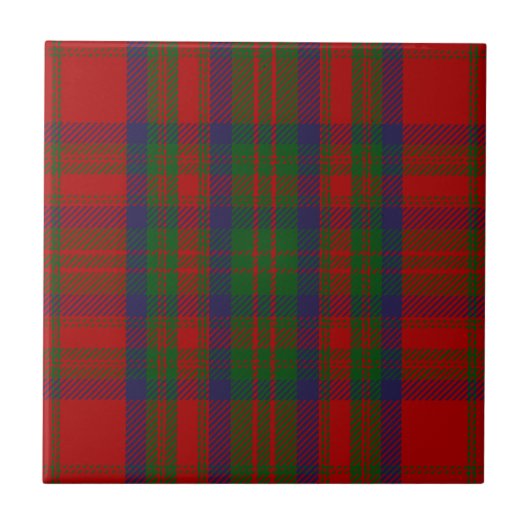 Clan Matheson Tartan Tegeltje (Voorkant)