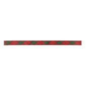 Clan Maxwell Classic Red Green Tartan Satijnen Lint (Voorkant)