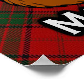 Clan Maxwell Scottish Tartan Poster (Hoek)