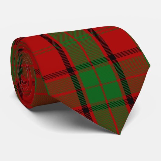Clan Maxwell Tartan Stropdas (Opgerold)