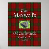 Clan Maxwell's Old Caerlaverock Coffee Co. Poster (Voorkant)