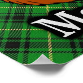Clan McArthur Scottish Tartan Poster (Hoek)