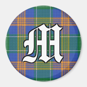 Clan McAuliffe Irish Tartan Betonaccents Magneet
