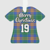Clan McAuliffe MacAuliffe Tartan Kersttrui Ornament (voorkant)