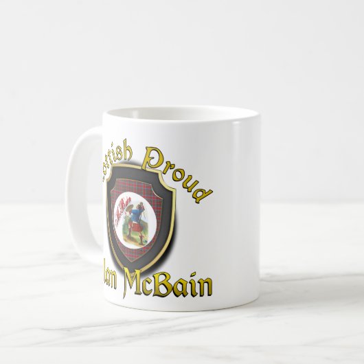 Clan McBain Scottish Proud Cups Mokken (Voorkant links)