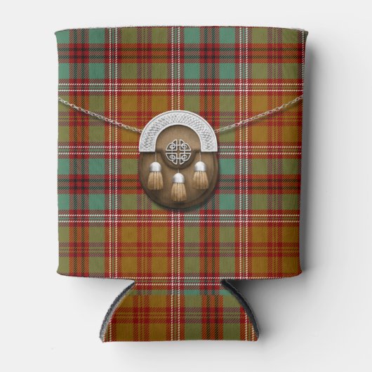 Clan McCall Tartan en Sporran Blikjeskoeler (Voorkant)