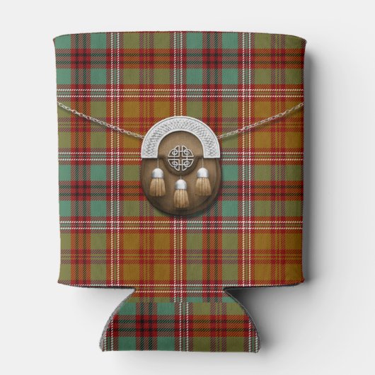 Clan McCall Tartan en Sporran Blikjeskoeler (Achterkant)