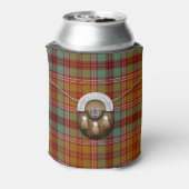 Clan McCall Tartan en Sporran Blikjeskoeler (Blikje Achterkant)