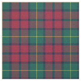Clan McCarthy Tartan Green en Red Plaid Stof