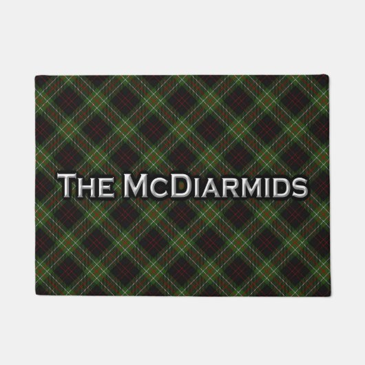 Clan McDiarmid MacDiarmid Tartan Welkom Mat (Voorkant)
