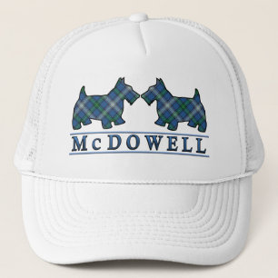Clan McDowell Tartan Scottie Dogs Trucker Pet