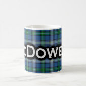 Clan McDowell Tartan Scottish Koffiemok (Center)