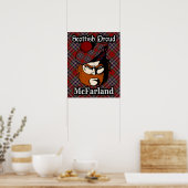Clan McFarland Schotse Tartan Poster (Keuken)