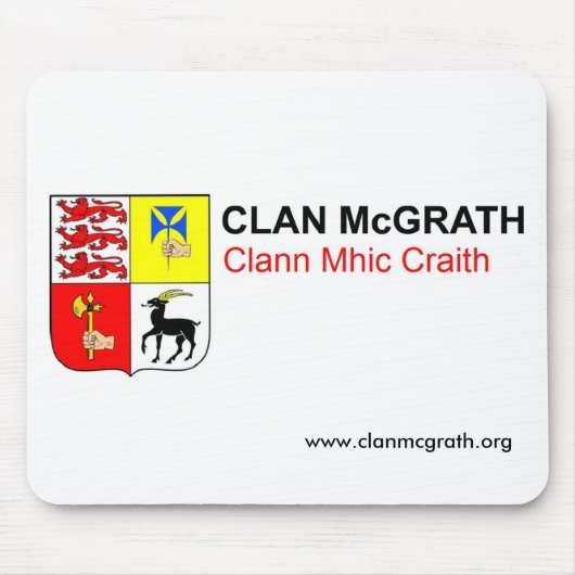 Clan McGrath Mouse Mat Muismat (Voorkant)