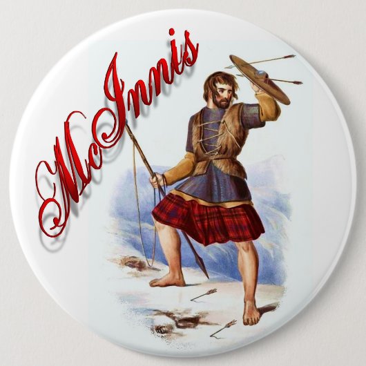 Clan McInnis Scottish Dream Button (Voorkant)