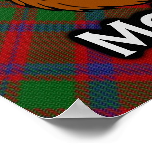 Clan McIntosh Scottish Tartan Poster (Hoek)