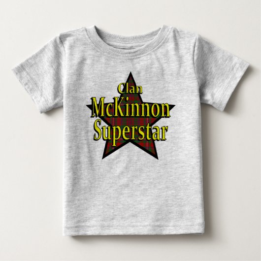 Clan McKinnon Superstar Baby Organic Creeper (Voorkant)