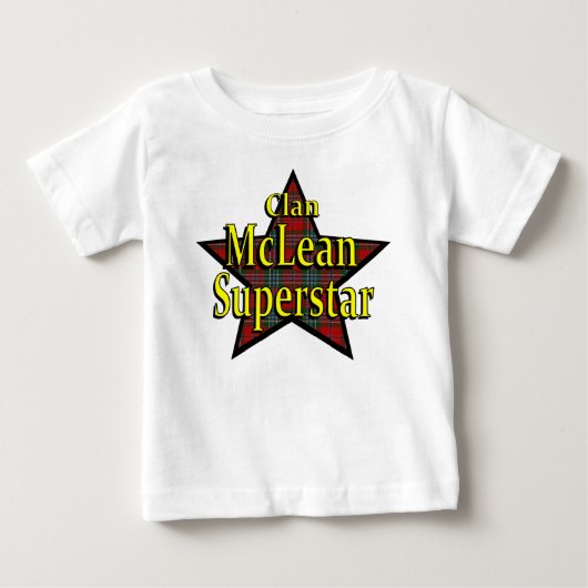 Clan McLean Superstar Baby T-Shirt (Voorkant)