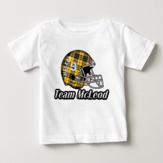 Clan McLeod MacLeod Tartan Team Football Helmet (Voorkant)