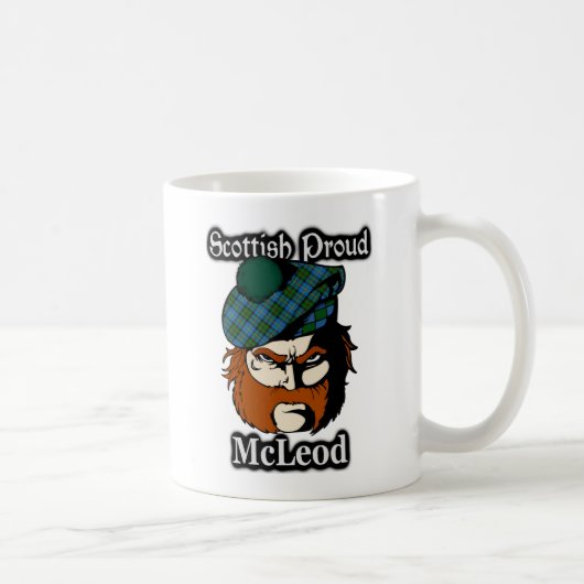 Clan McLeod Tartan Scottish Koffiemok (Rechts)
