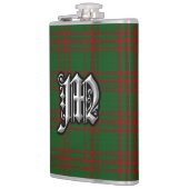 Clan Menzies Green Red Tartan Old Scotland Flask Heupfles (Links)