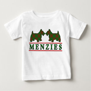 Clan Menzies Scottie Dogs Scottish Clan Tartan